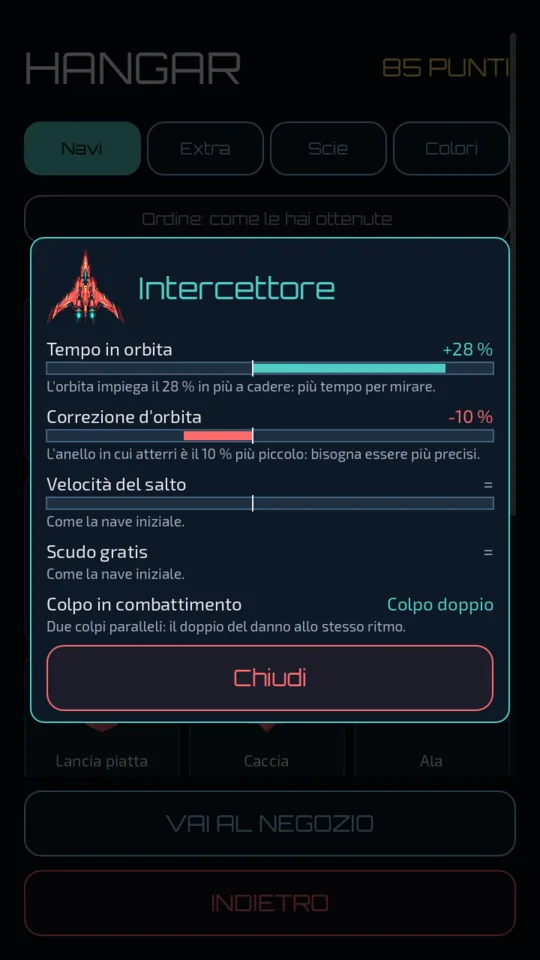 L’hangar delle astronavi