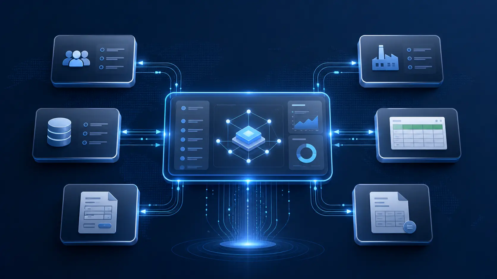 Dashboard operativo con KPIs de margen, ventas, incidencias y productividad en tiempo real